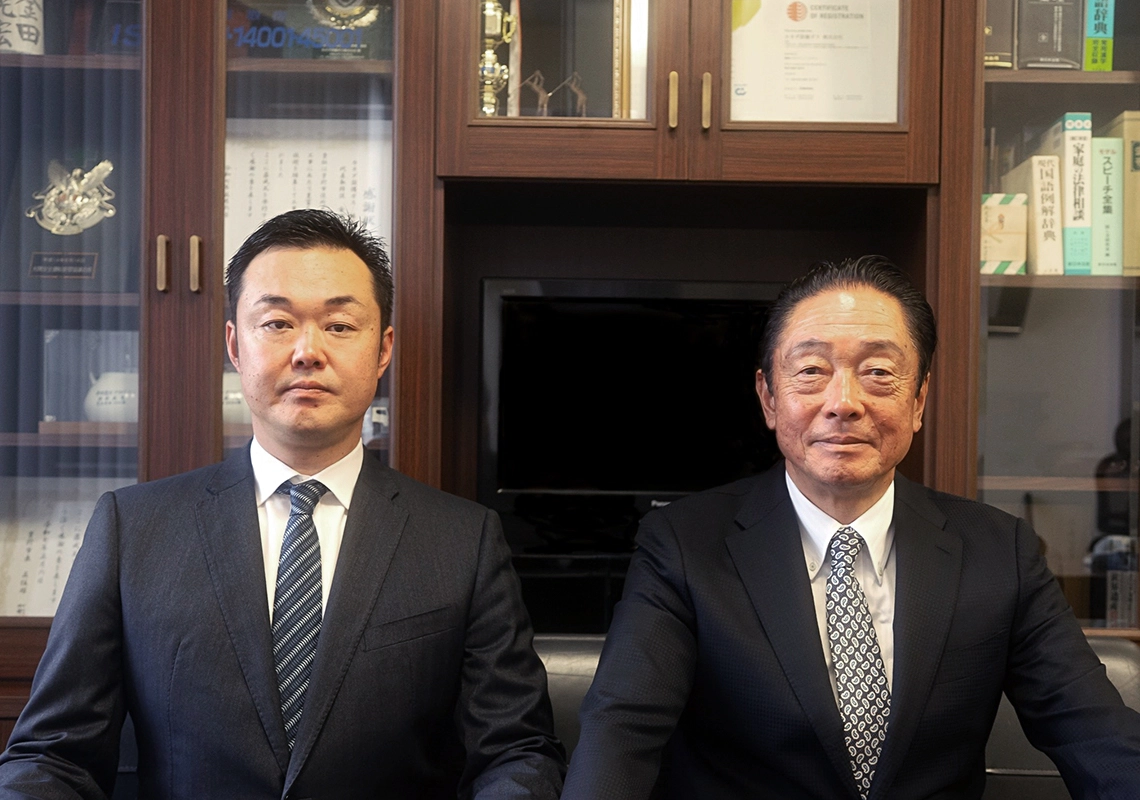 代表取締役 社長　金田 共央　　　代表取締役 会長　金田 光宏